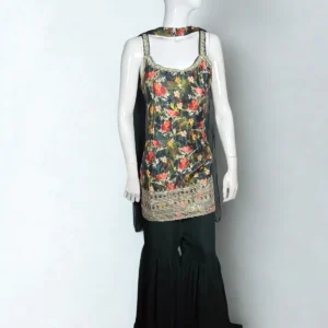 midnight bloom sharara suit